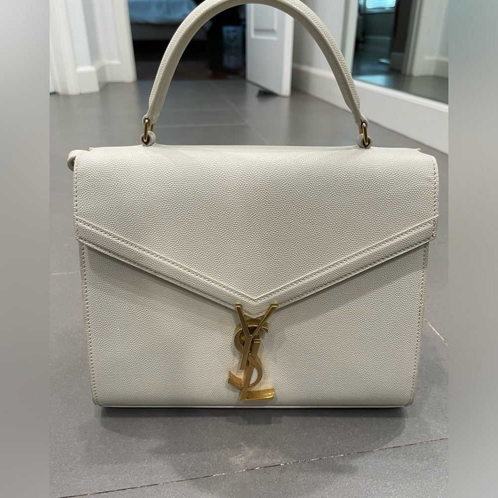 YSL Cassandra tote handle leather hand bag